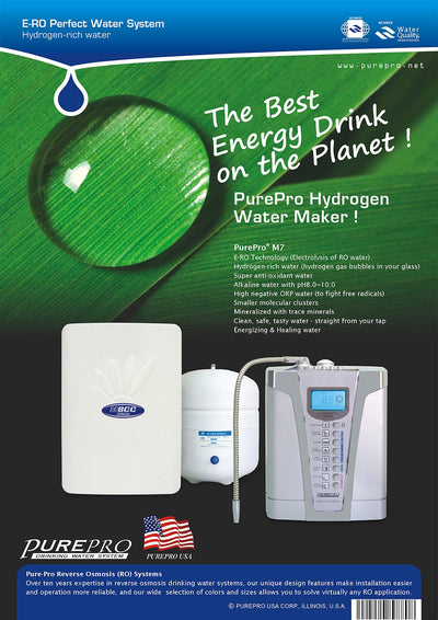 美國 ERO氫水機 PurePro® M7 完美水系統 : 頂尖科技結合- PurePro®健康還原水