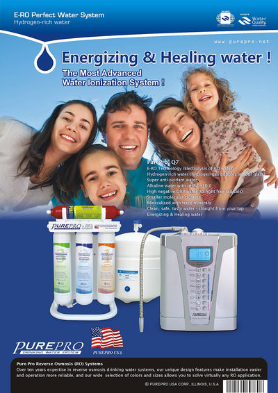 美國 ERO氫水機 PurePro® Q7 完美水系統 : 頂尖科技結合- PurePro®健康還原水