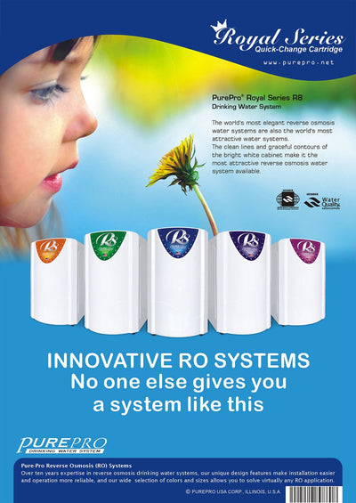 美國PurePro®皇家系列淨水器 R8 - 鹼性RO活水機 - 台灣總代理原廠公司貨 PurePro® R8