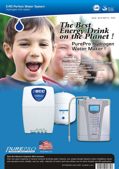 美國 ERO氫水機 PurePro® S7 完美水系統 : 頂尖科技結合- PurePro®健康還原水