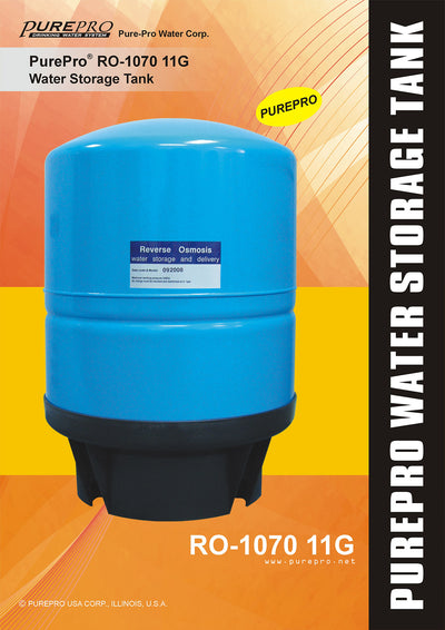 美國 PurePro® 11加侖 壓力儲水桶 ★ RO-1070 11G  RO儲水桶