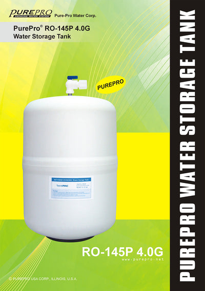 美國 PurePro®  4.0加侖 壓力儲水塑膠桶 ★ RO-145P 4.0G RO 儲水桶 / 塑膠桶