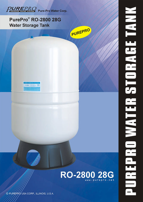 美國 PurePro®  RO-2800 28加侖 壓力儲水桶 ★ RO-2800 28G  RO儲水桶