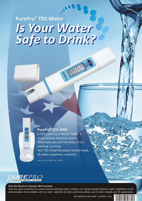 美國 PurePro® 水質檢測計 TDS-3000